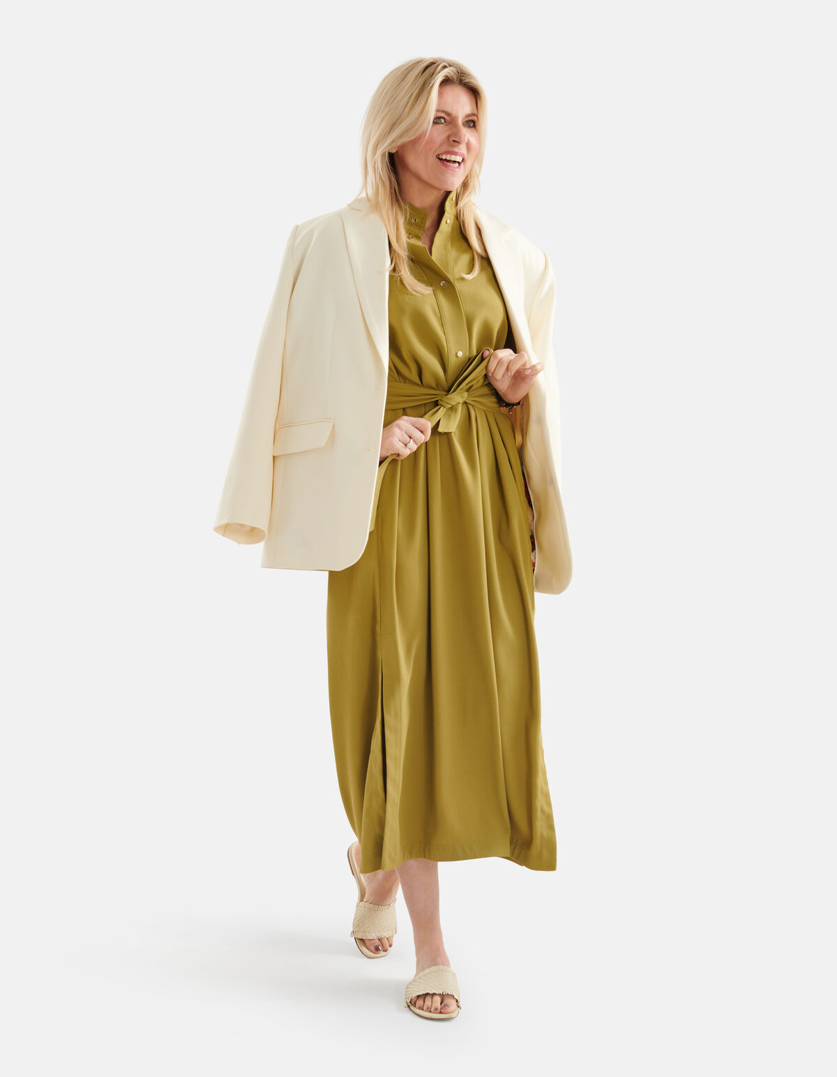 Kaftan Jurk Groen By Lonneke SHOEBY WOMEN