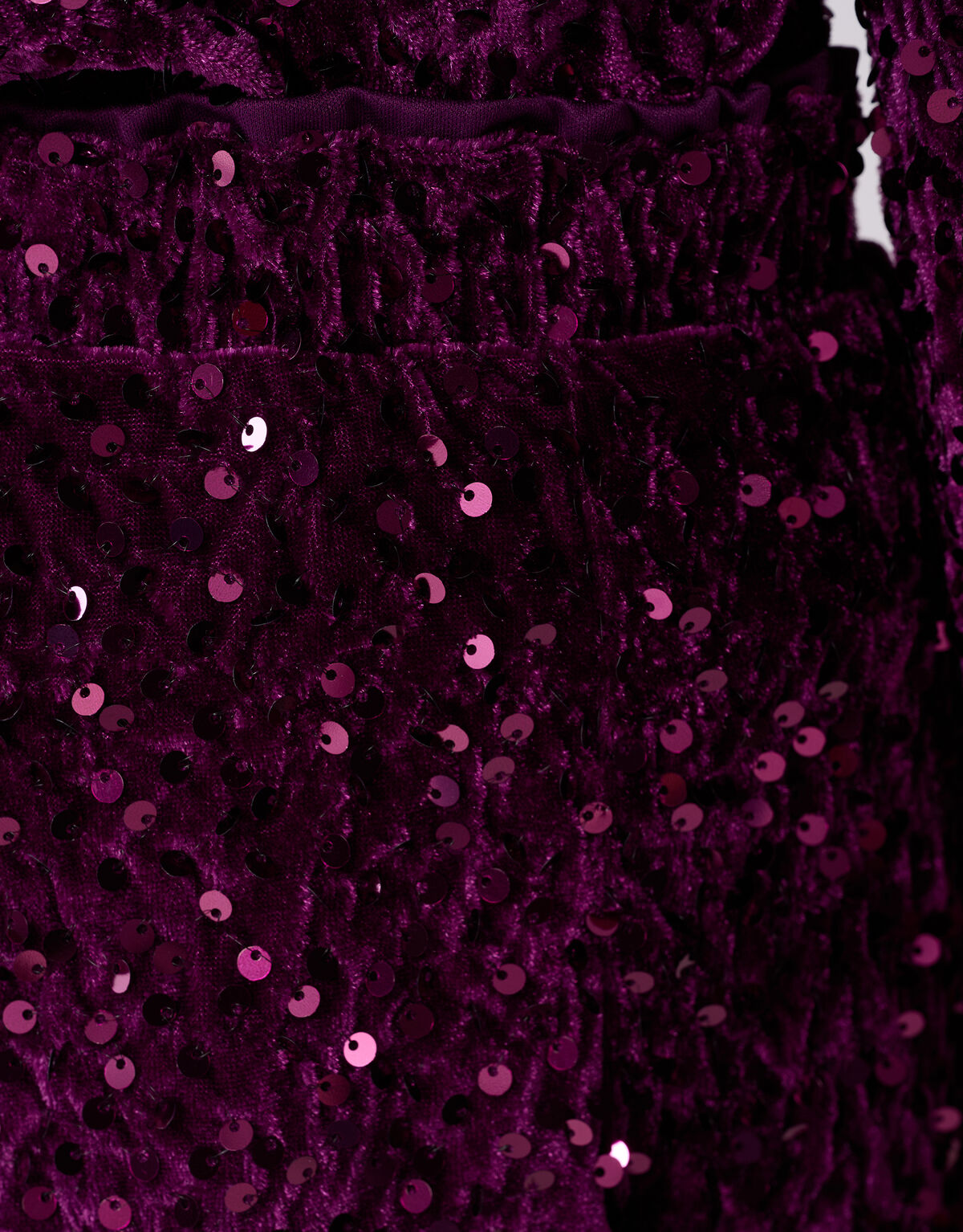 Sequin Mini Rok Donkerroze SHOEBY GIRLS