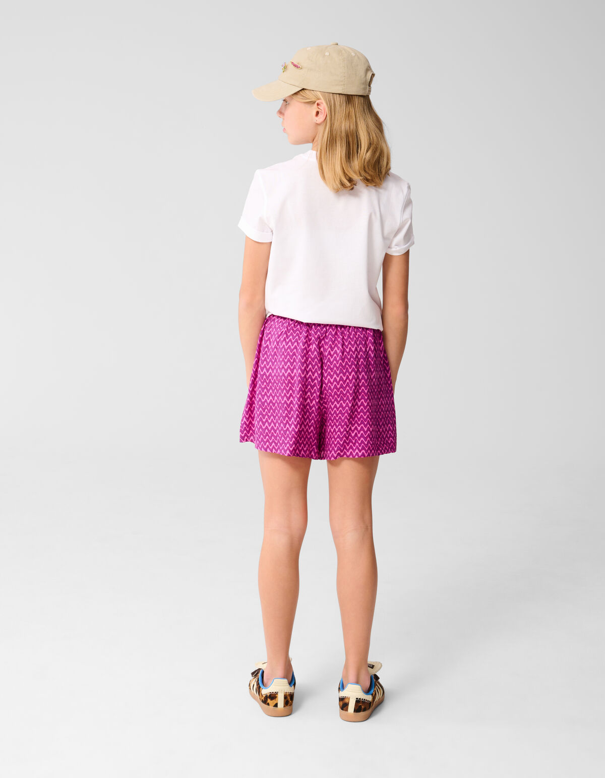 Printed Wave Skort Roze SHOEBY GIRLS