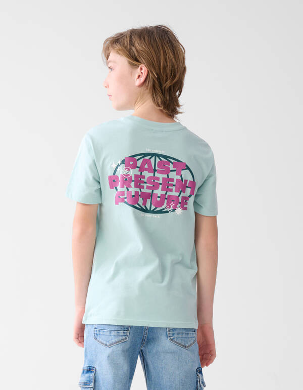 Artwork T-shirt Lichtgroen SHOEBY BOYS