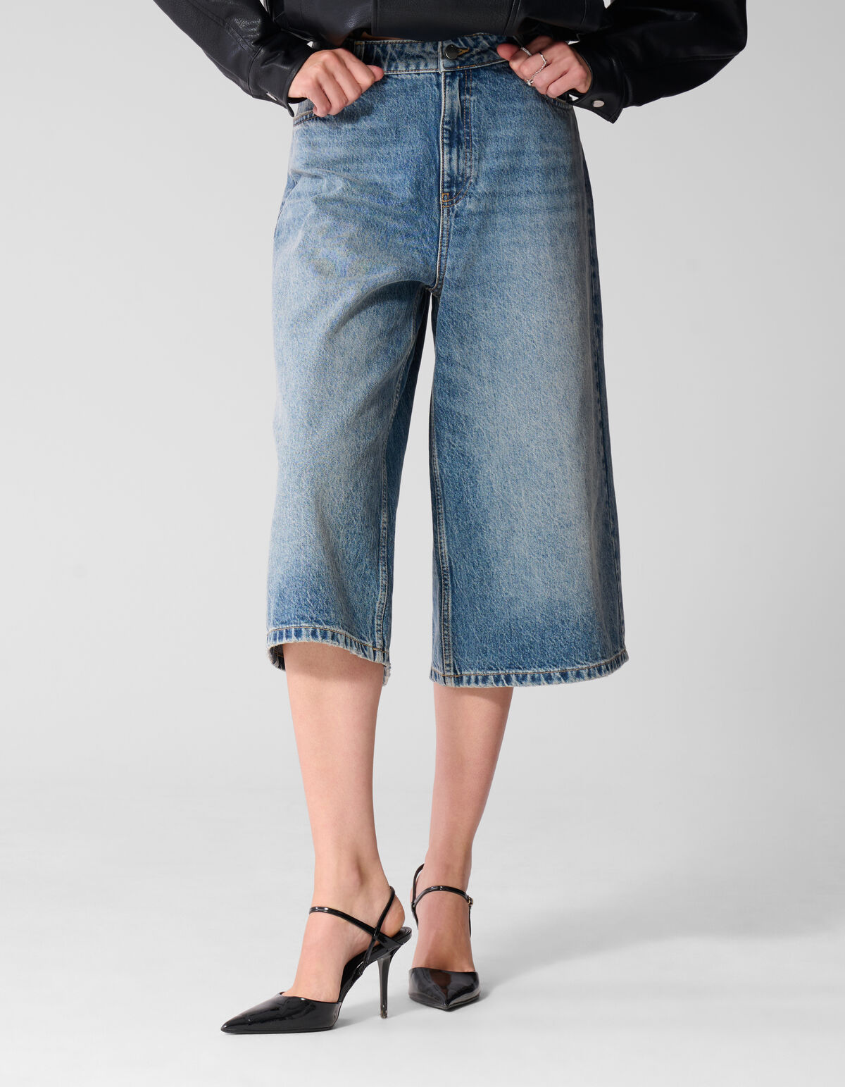 Culotte Jeans Donkerblauw SHOEBY WOMEN