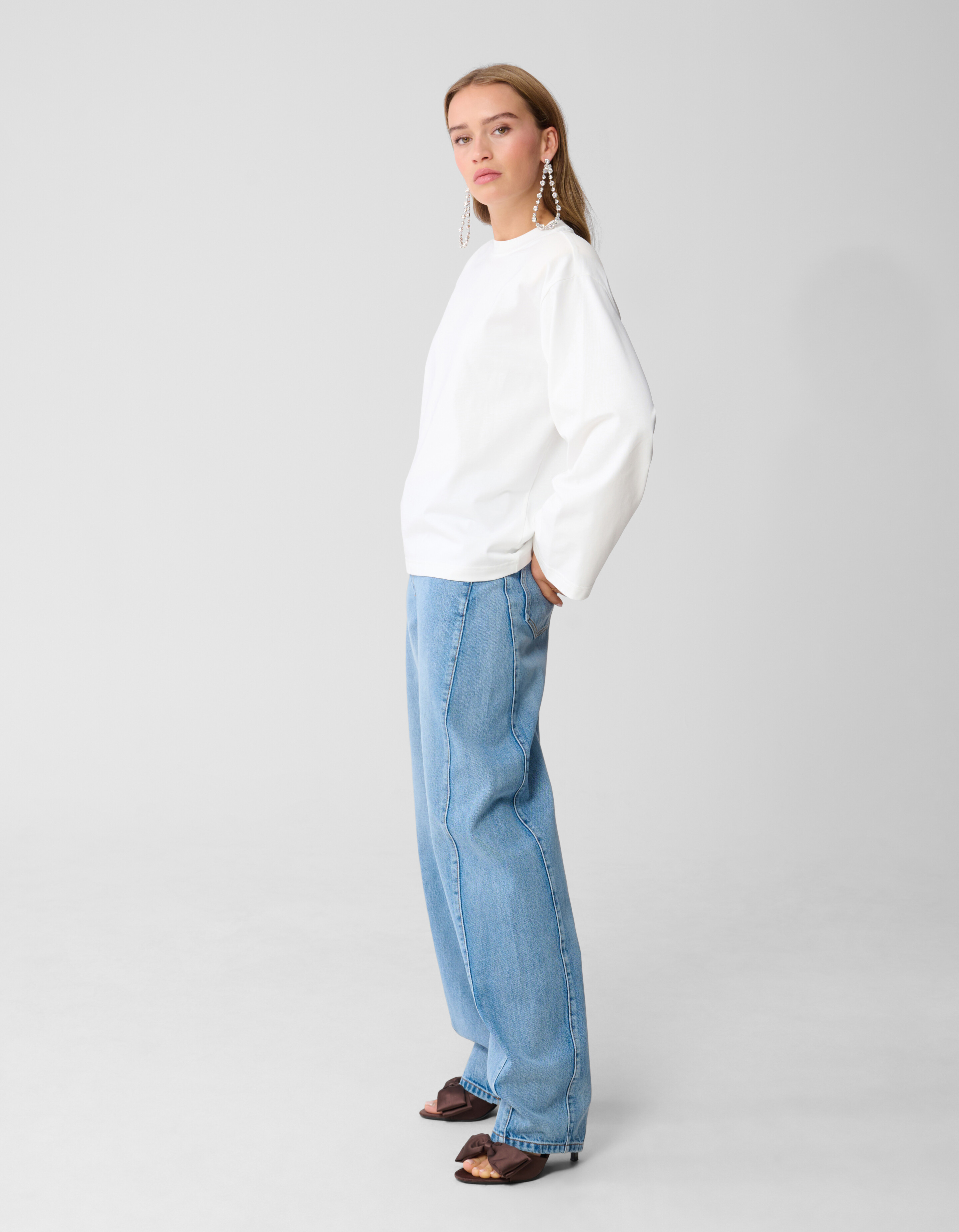 Barrel Fit Jeans Mediumstone By Monica SHOEBY WOMEN
