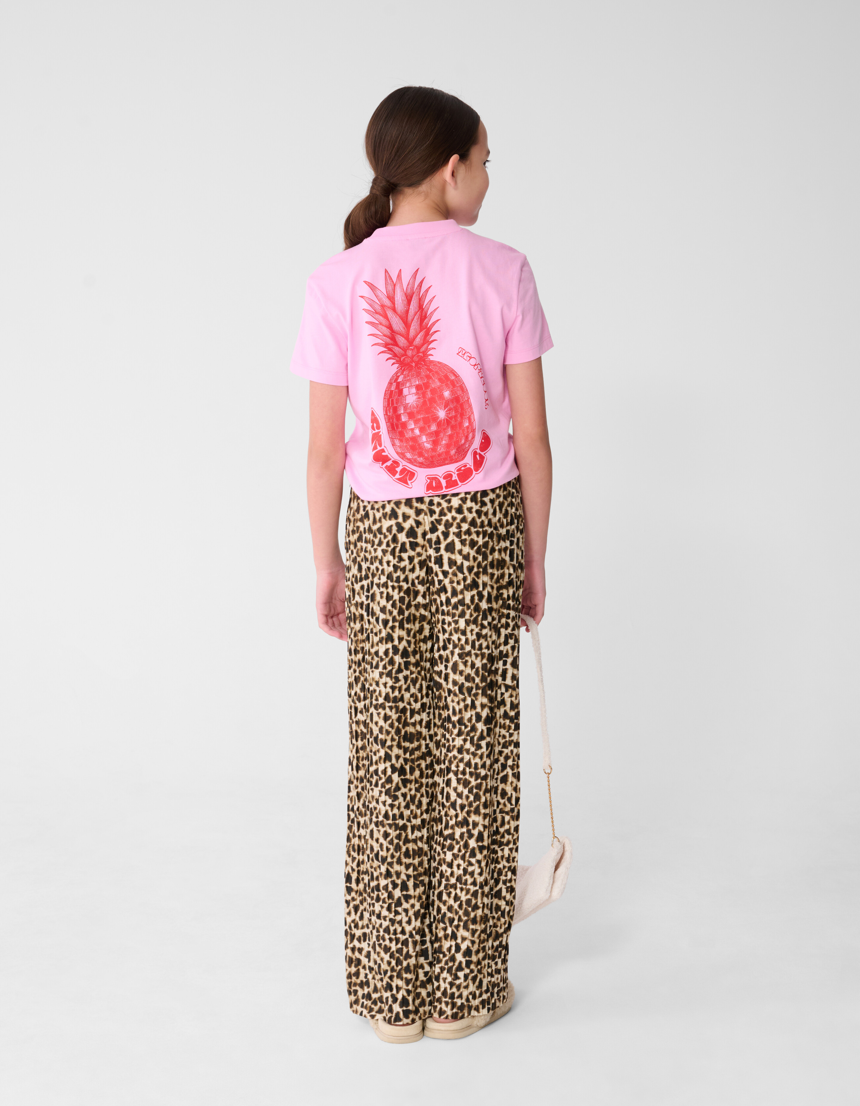 Fruit Disco Artwork T-shirt Roze SHOEBY GIRLS