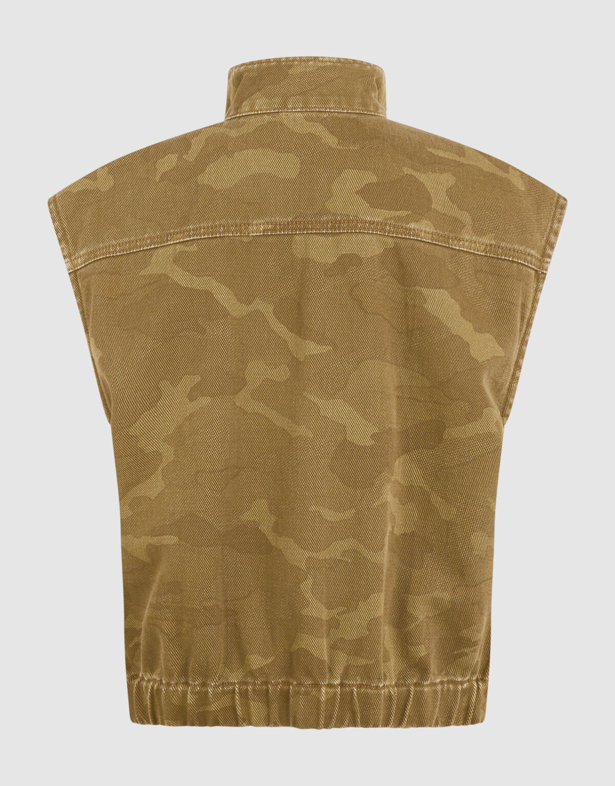 Camo Studded Gilet Groen SHOEBY GIRLS