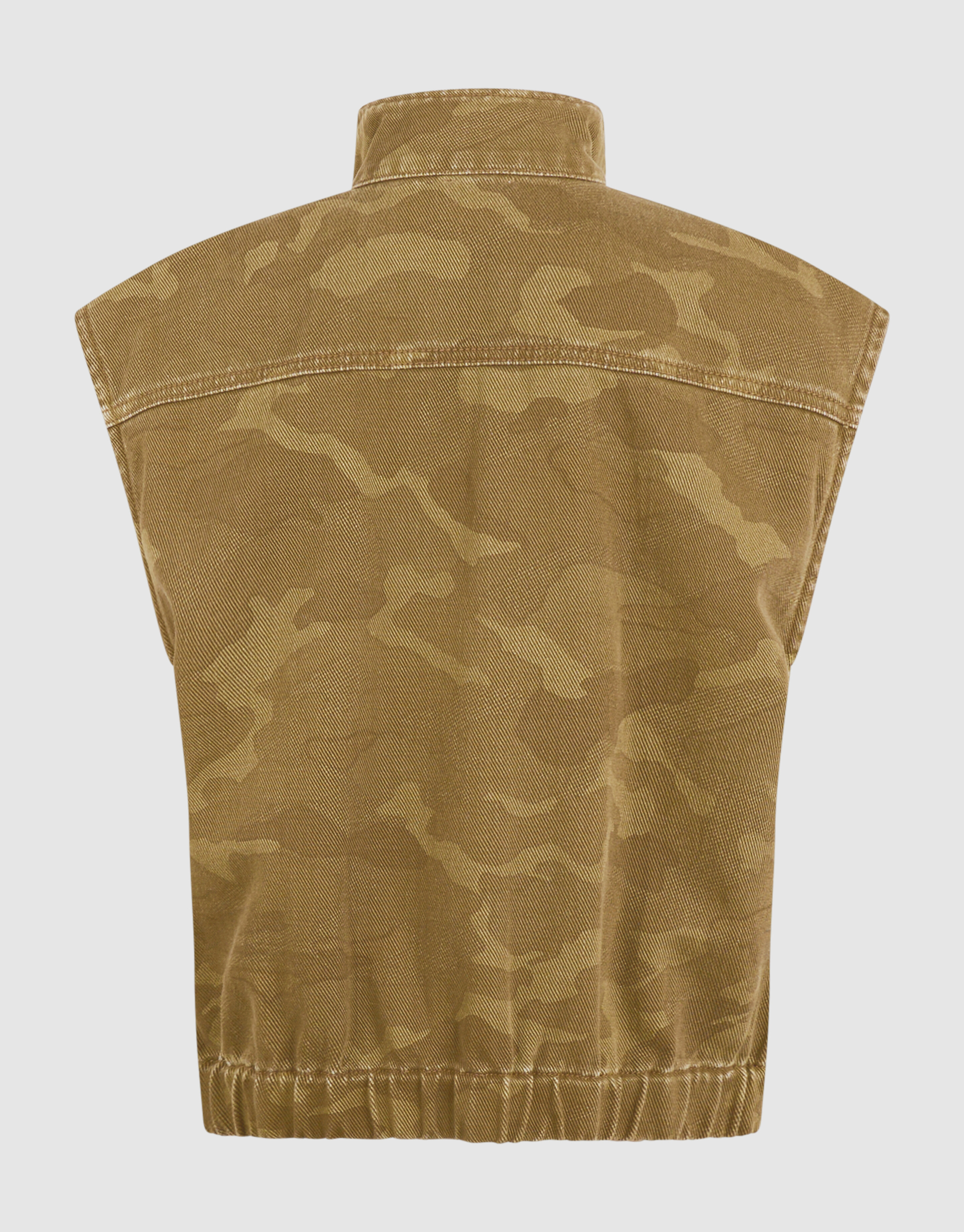 Camo Studded Gilet Groen SHOEBY GIRLS