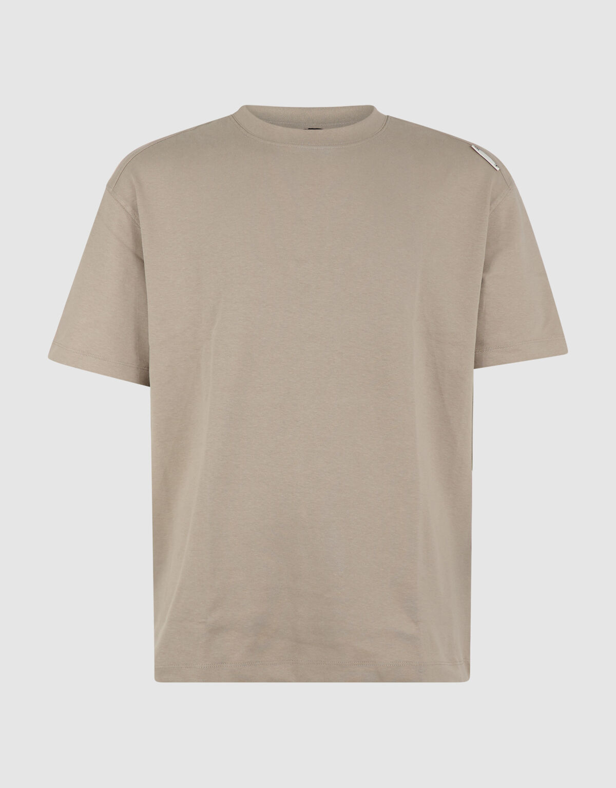 Basis Label T-shirt Lichtgroen SHOEBY MEN