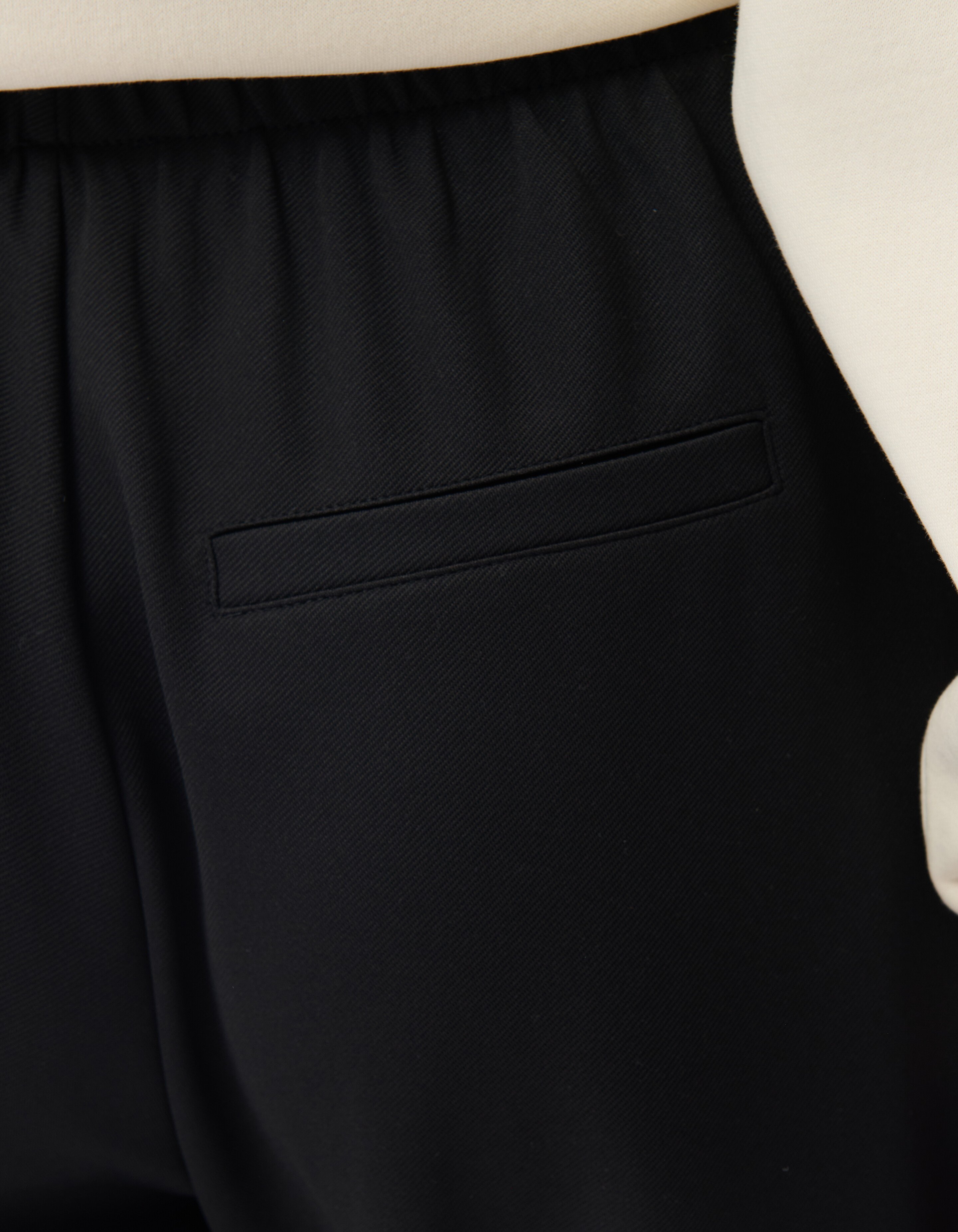 Basis Wide Leg Broek Zwart SHOEBY WOMEN