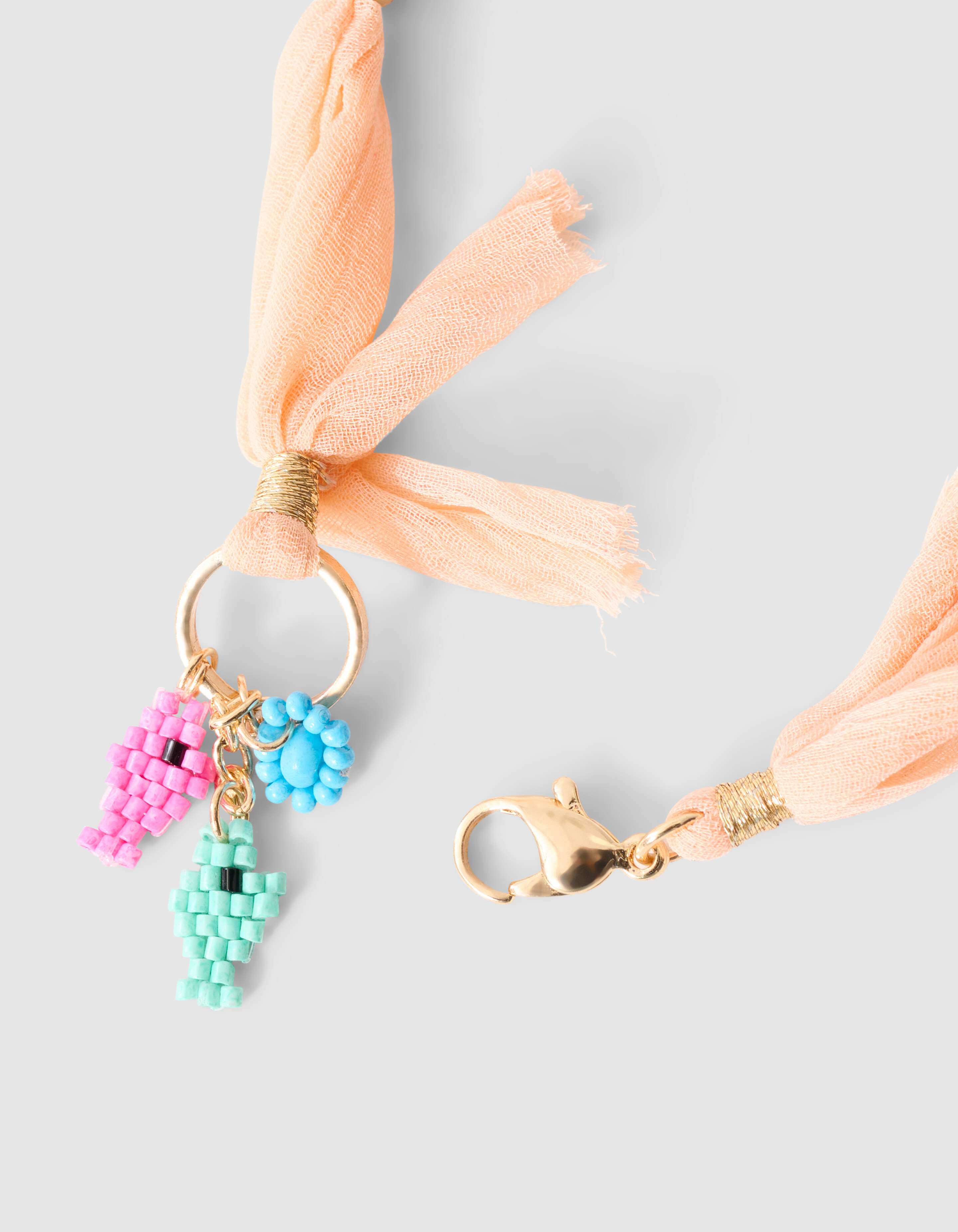 Charm Scarf Ketting Lichtroranje SHOEBY GIRLS