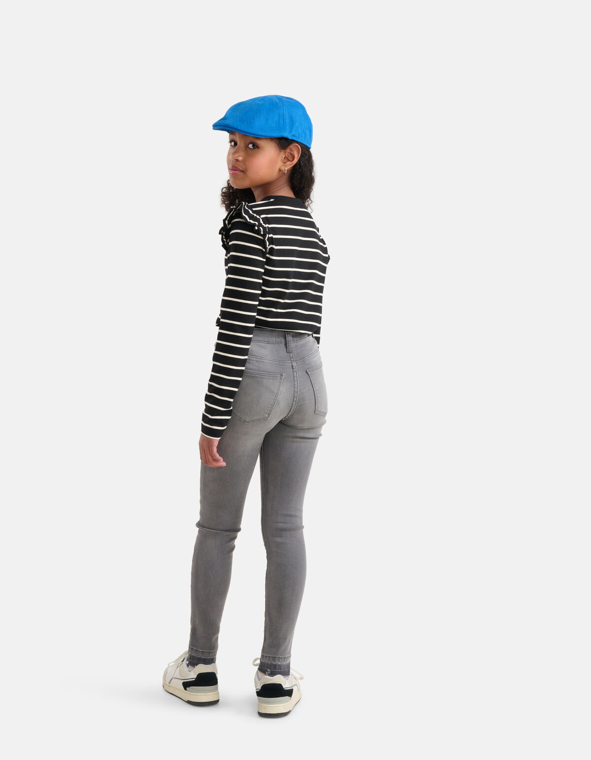 Gestreepte Longsleeve Zwart SHOEBY GIRLS