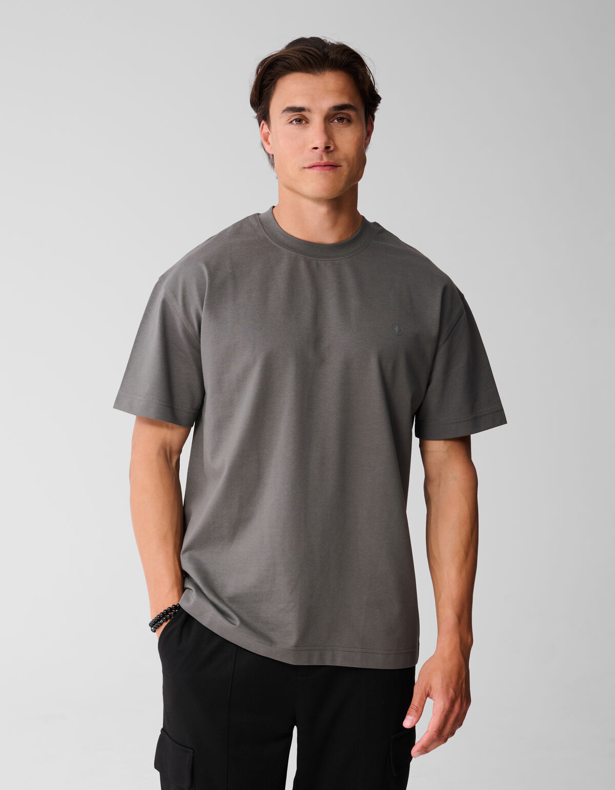 Sparkle Logo T-shirt Donkergroen SHOEBY MEN