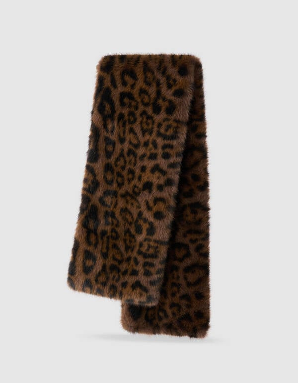 Leopard Sjaal Bruin SHOEBY GIRLS