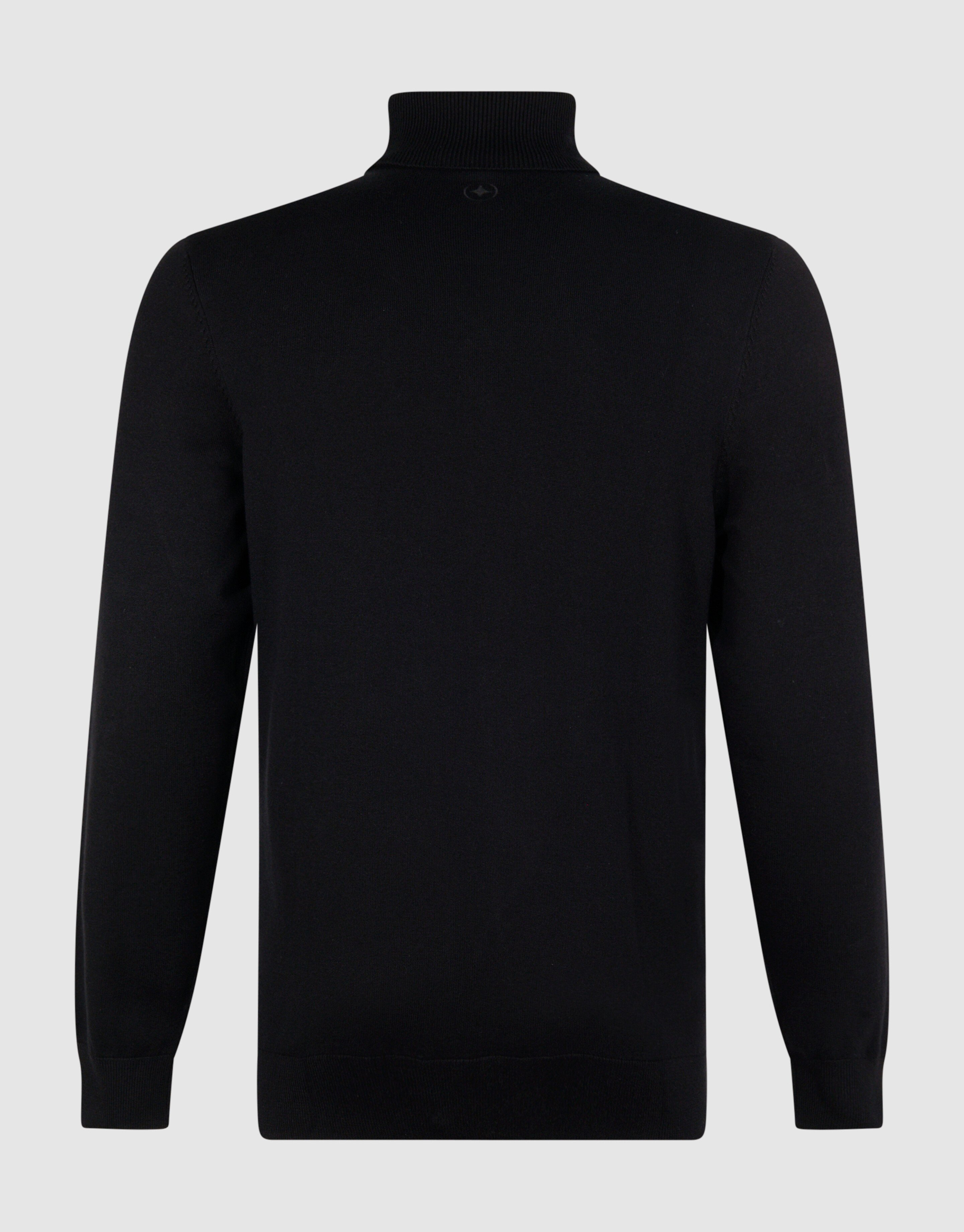 Gebreide Coltrui Zwart SHOEBY MEN