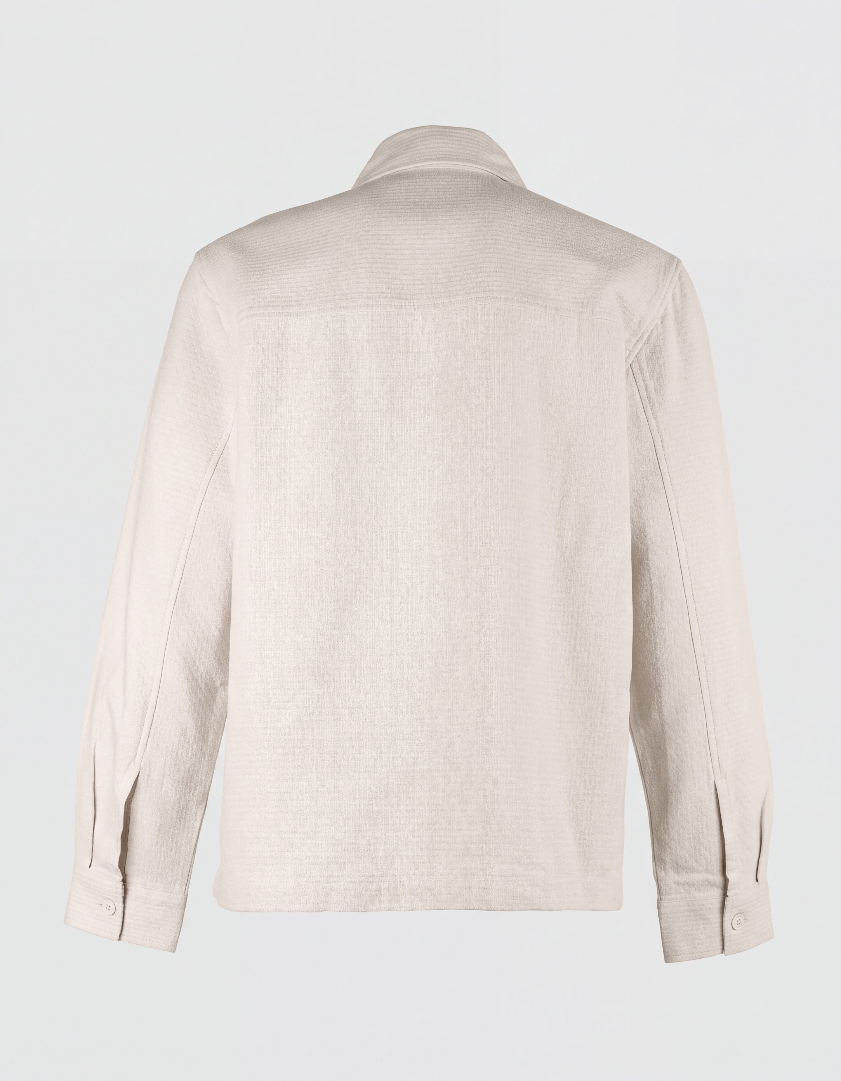 Block Jacquard Overshirt Zand SHOEBY MEN