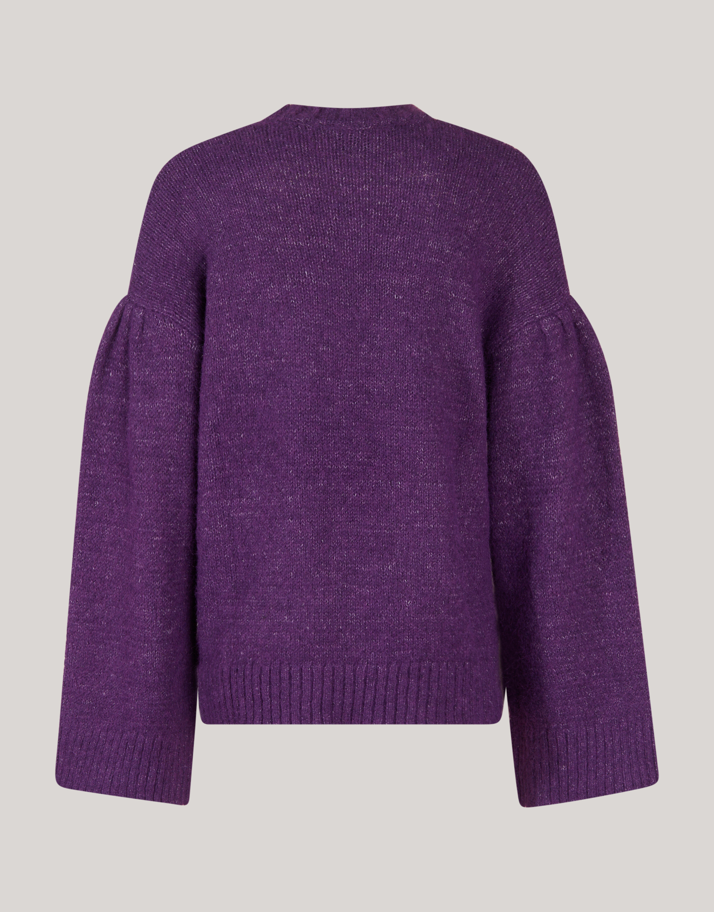 Straight Sleeve Trui Donkerpaars SHOEBY WOMEN