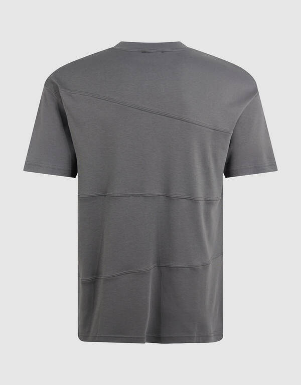 Mixed Lines Artwork T-shirt Donkergroen SHOEBY MEN