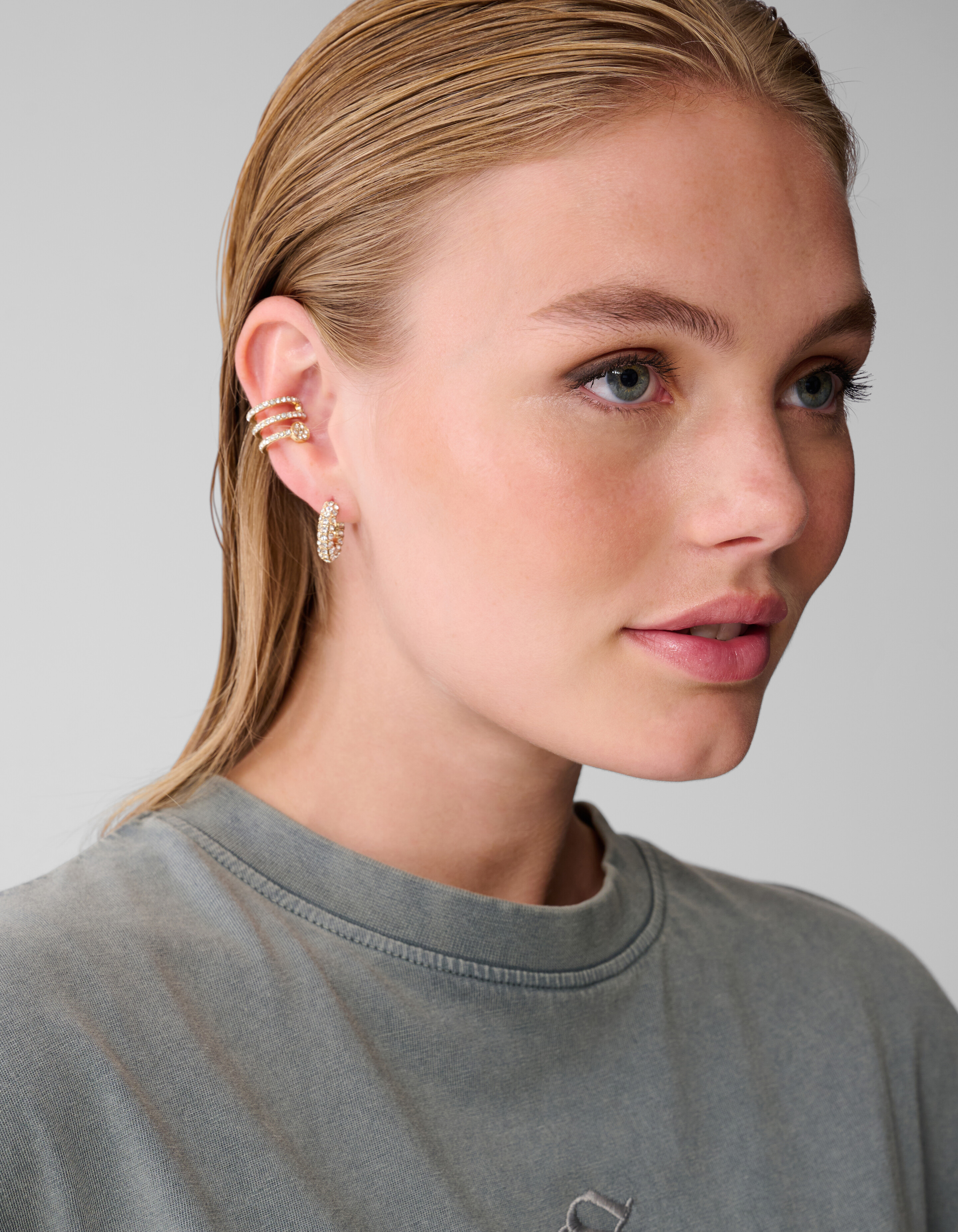 Strass Earcuff Set Goud SHOEBY ACCESSOIRES