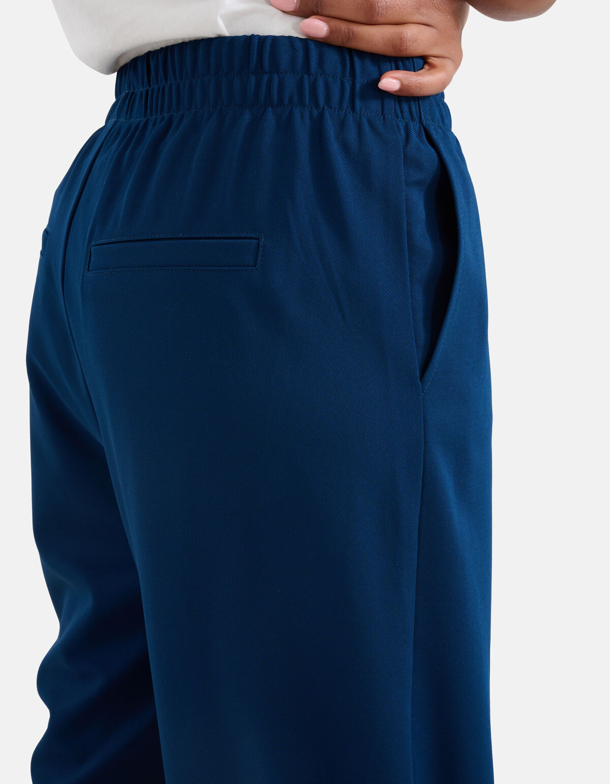 Basic Wide Leg Broek Blauw SHOEBY WOMEN