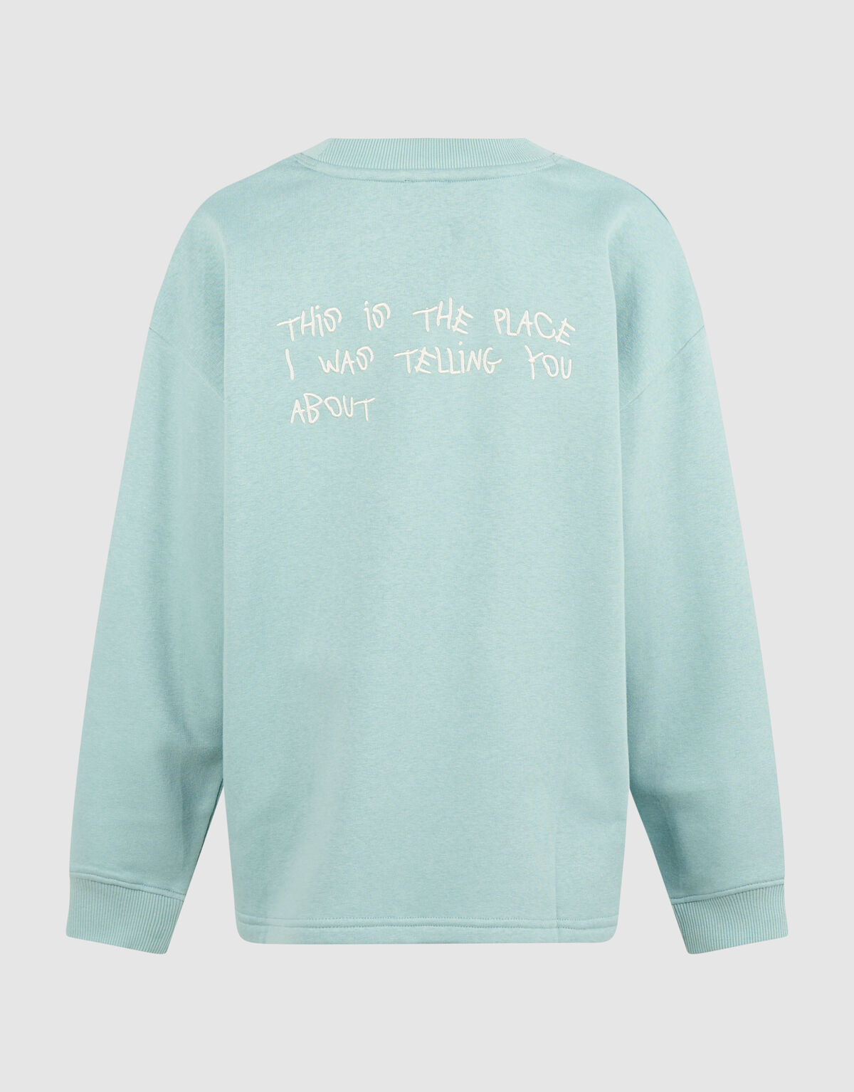 Oversized Artwork Sweater Lichtgroen SHOEBY BOYS