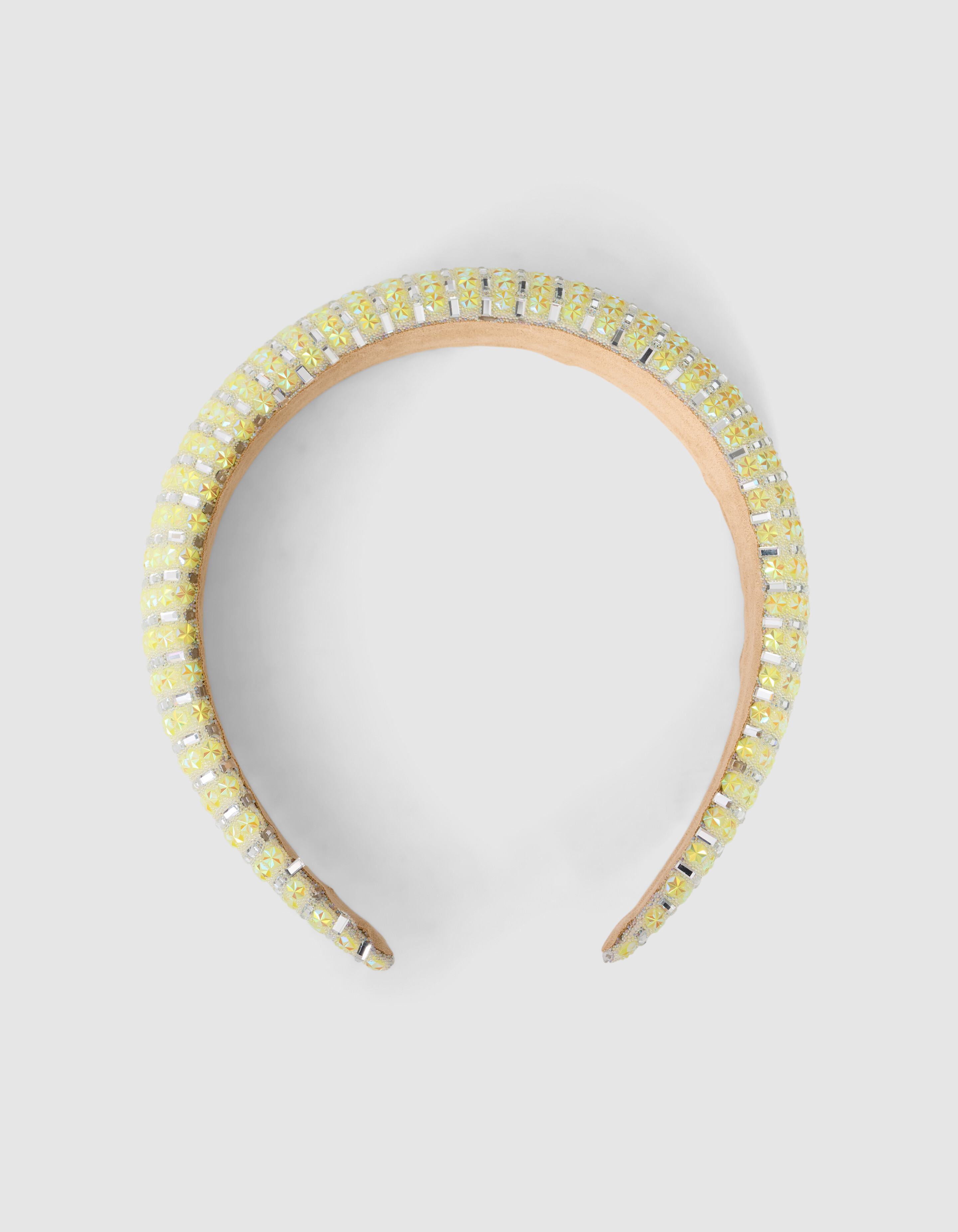 Strass Mirror Haarband Lichtgeel SHOEBY ACCESSOIRES