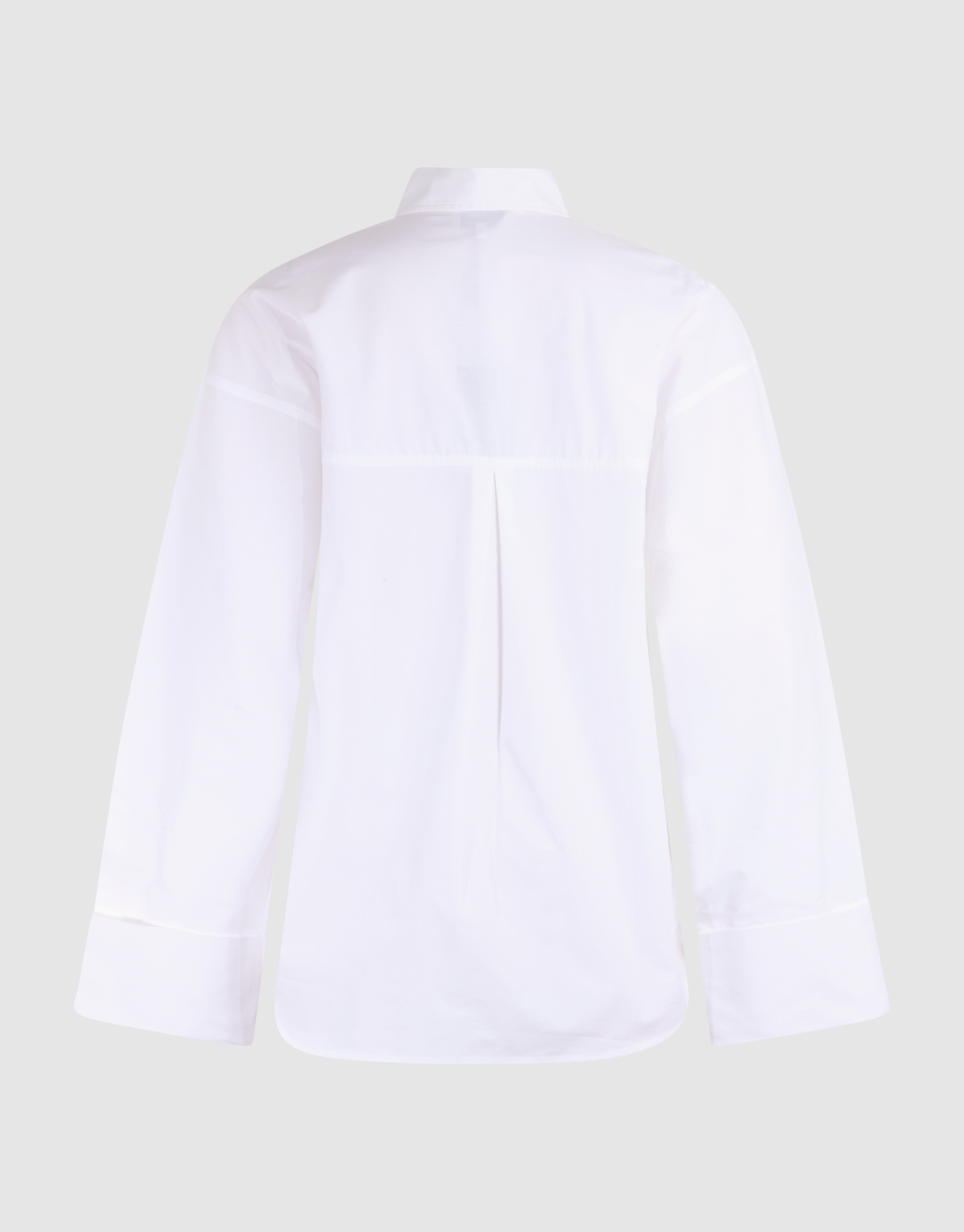 Oversized Poplin Blouse Wit SHOEBY WOMEN
