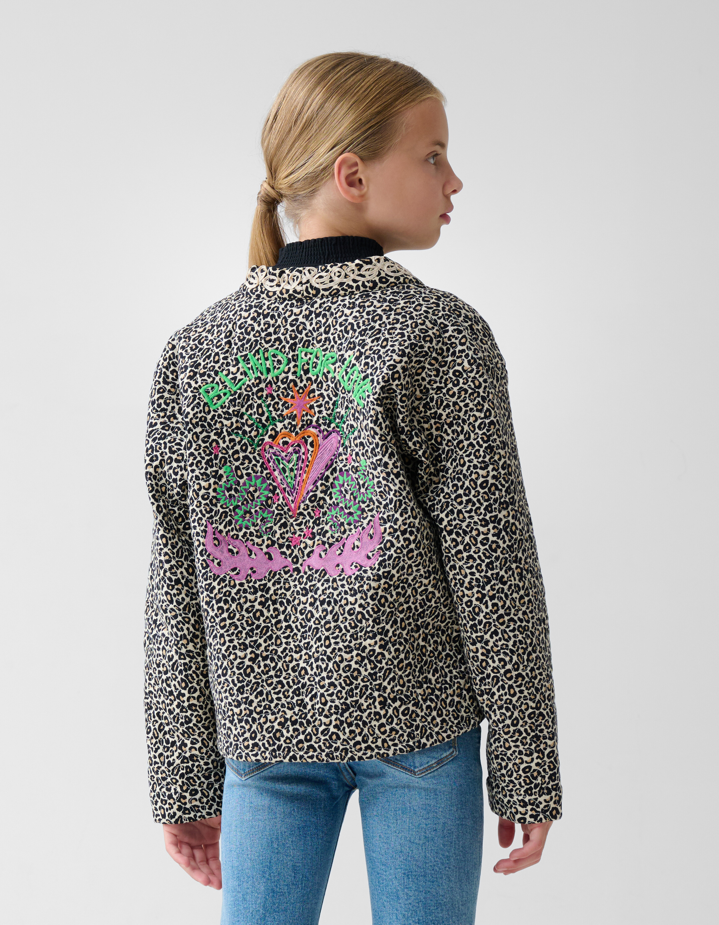 Leopard Embroidery Jack Bruin SHOEBY GIRLS