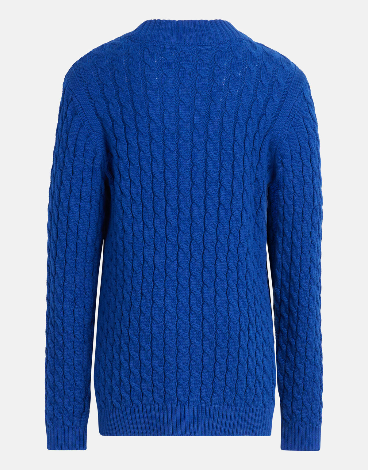 Gebreide Kabeltrui Blauw SHOEBY BOYS