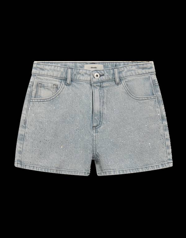 Sporty Strass Short Grijs SHOEBY GIRLS