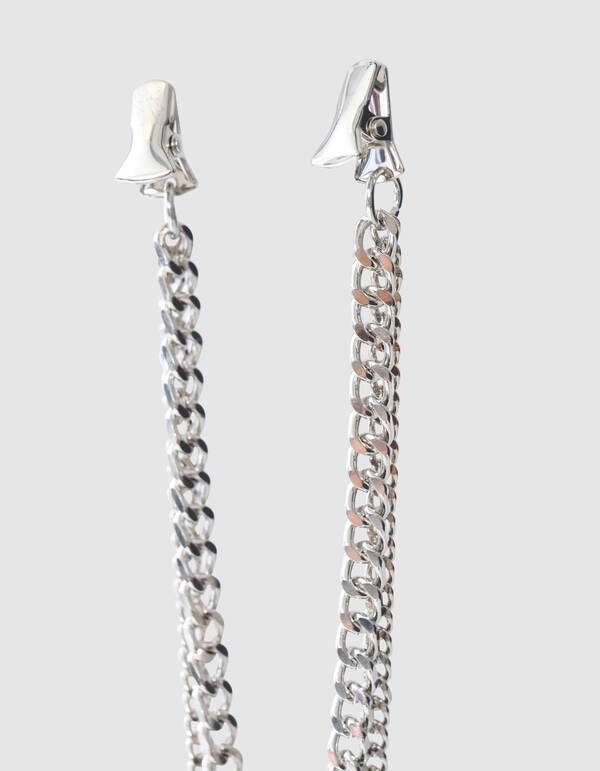 Multi Chain Clip Zilver SHOEBY ACCESSOIRES