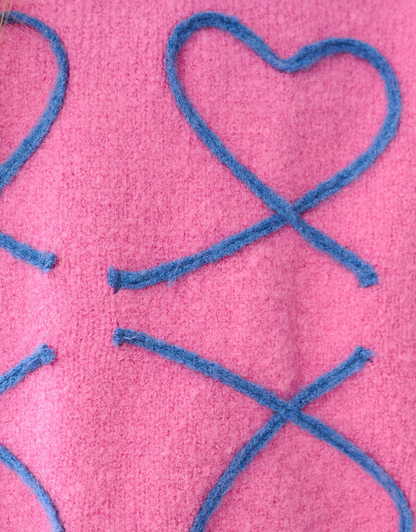 Heart Trui Roze SHOEBY GIRLS