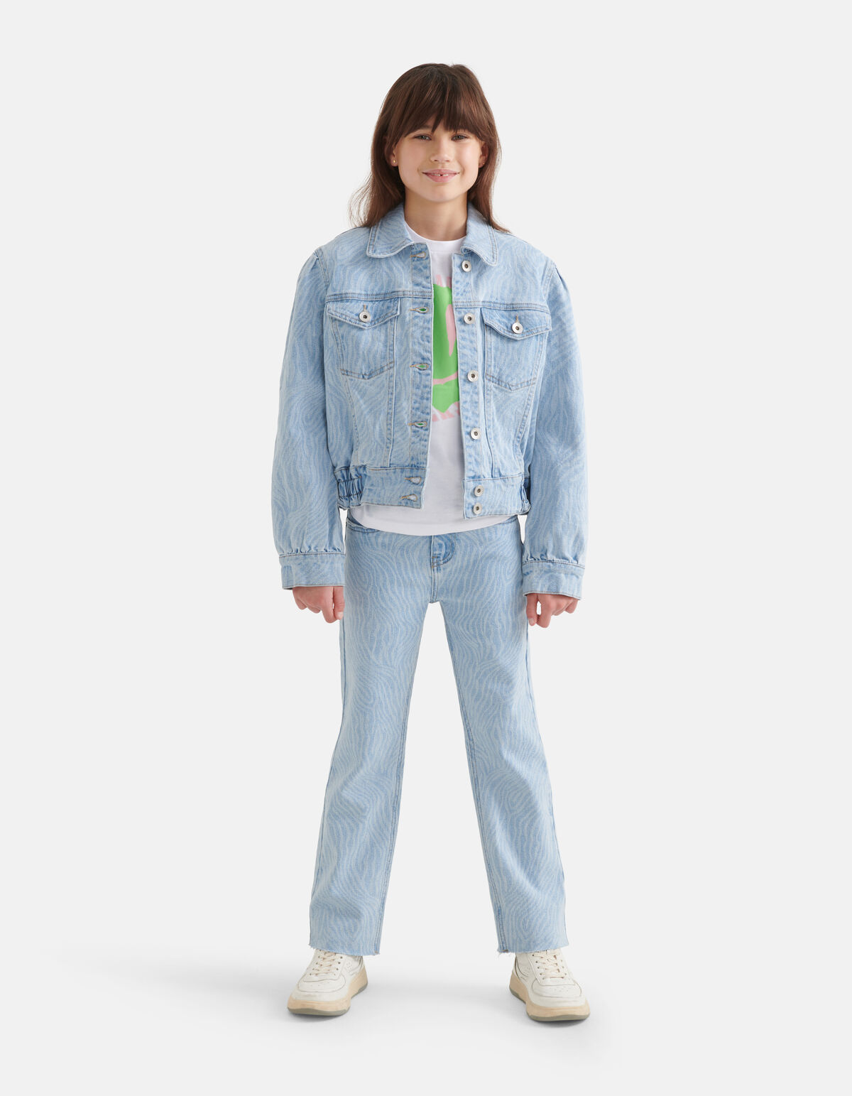 Loose Fit T-shirt Wit SHOEBY GIRLS