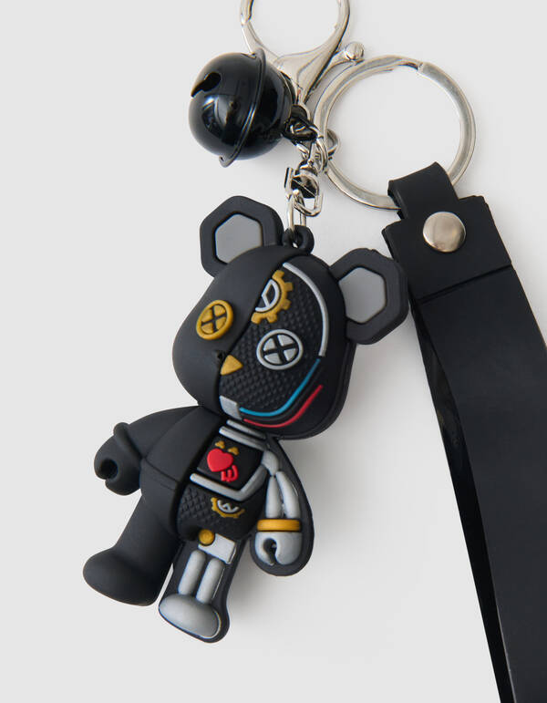 Split Beer Sleutelhanger Zwart SHOEBY ACCESSOIRES