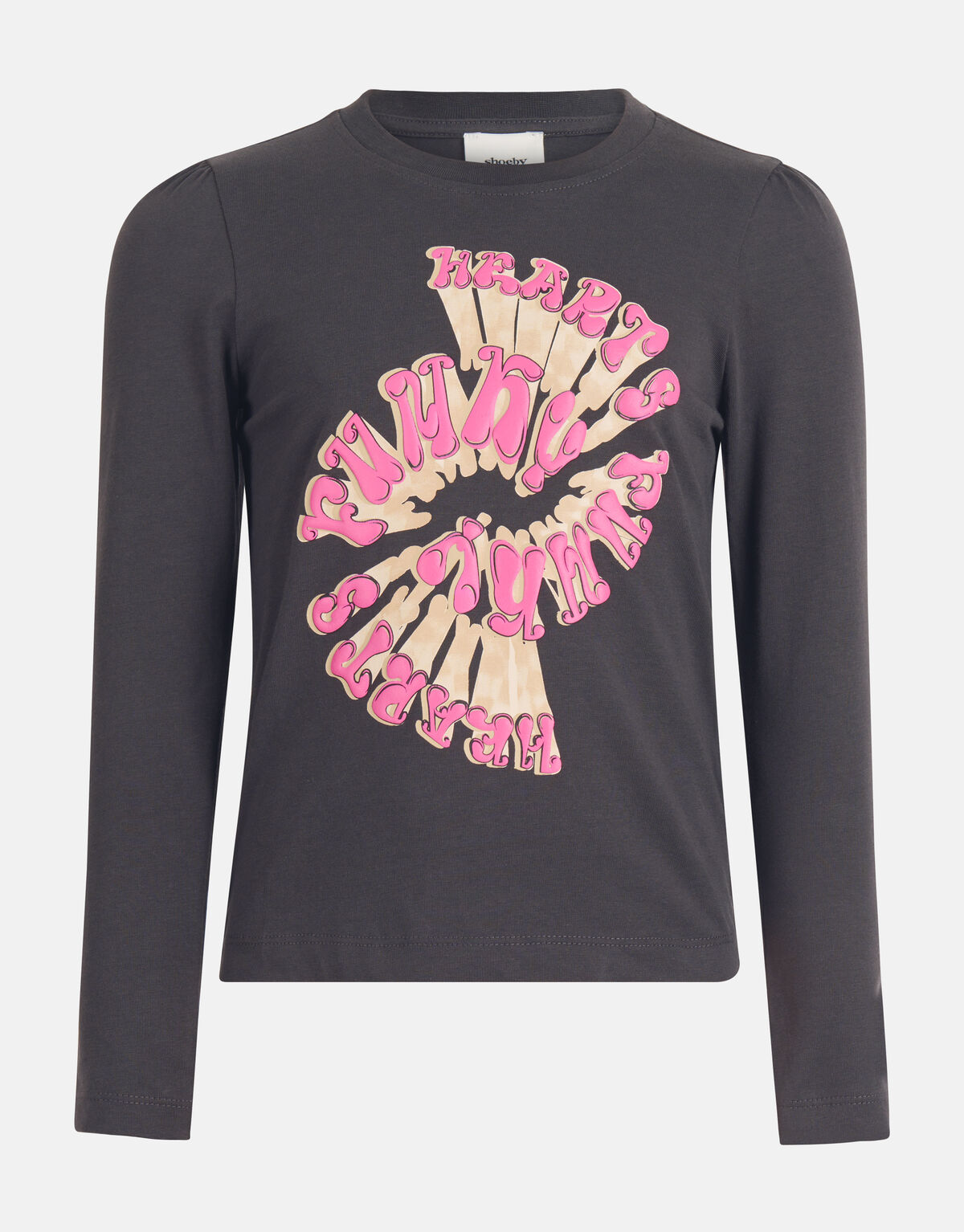 Artwork Longsleeve Donkergrijs SHOEBY GIRLS