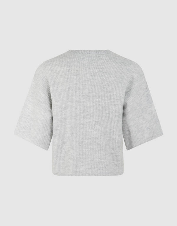 Korte Mouwen Vest Lichtgrijs SHOEBY WOMEN