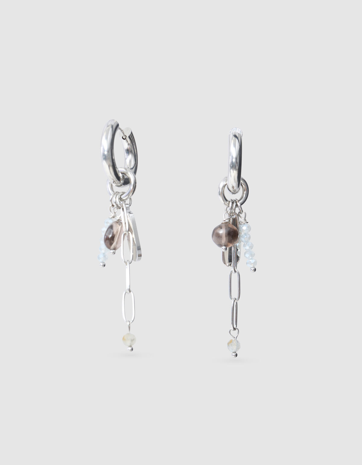 Charm Hoops Oorbellen Zilver SHOEBY ACCESSOIRES