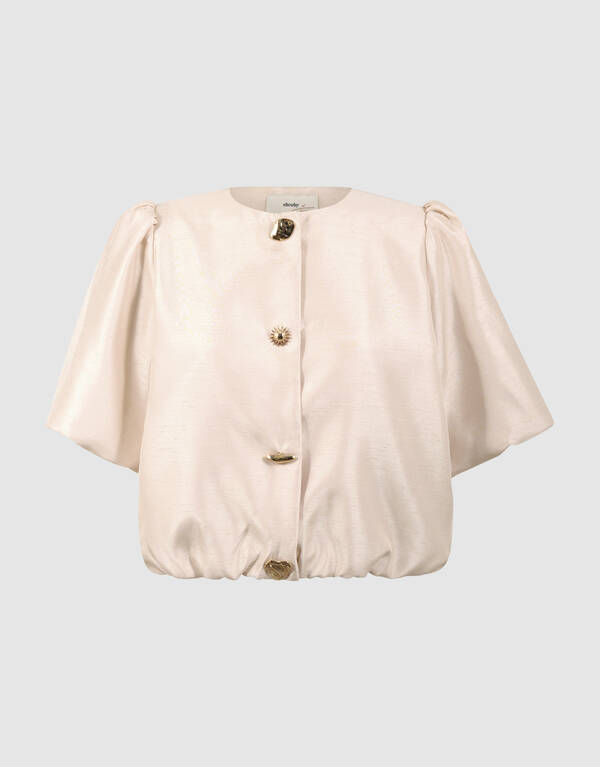 Button Blouse Gebroken Wit By Fred SHOEBY WOMEN