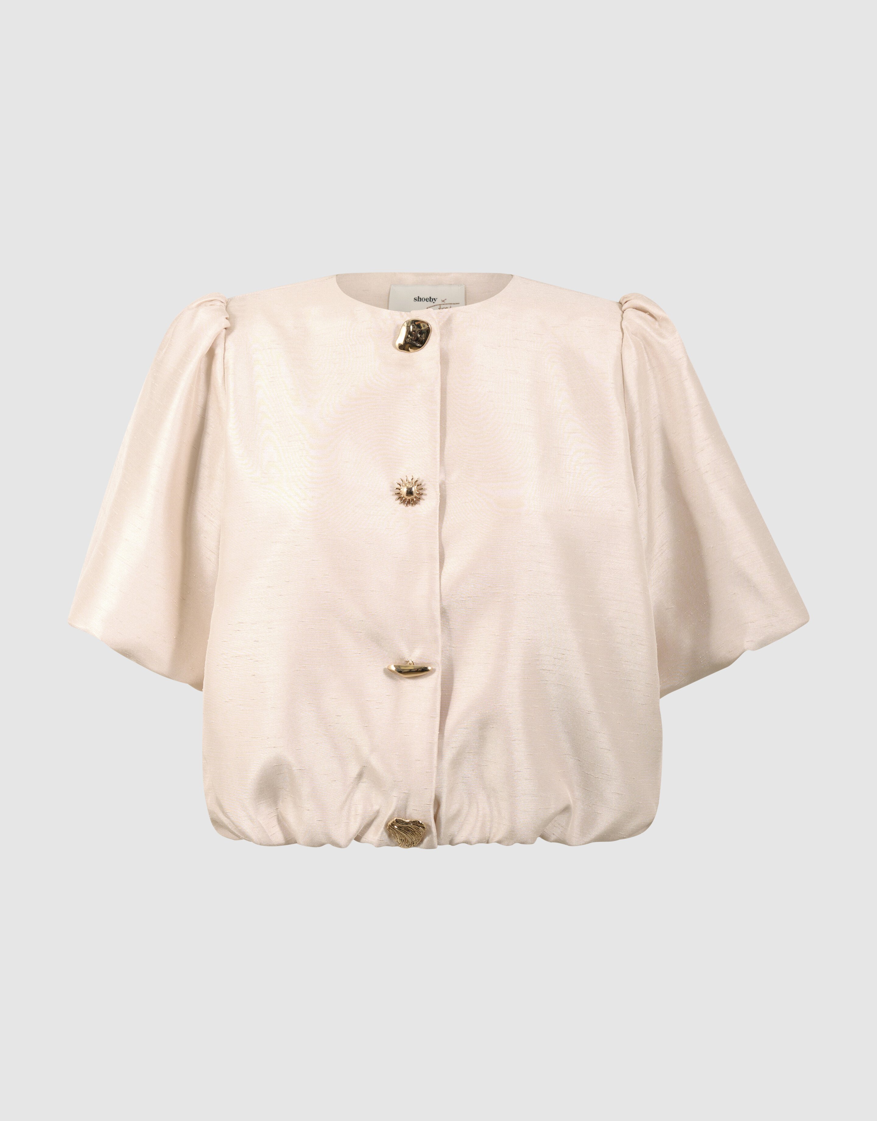 Button Blouse Gebroken Wit By Fred SHOEBY WOMEN