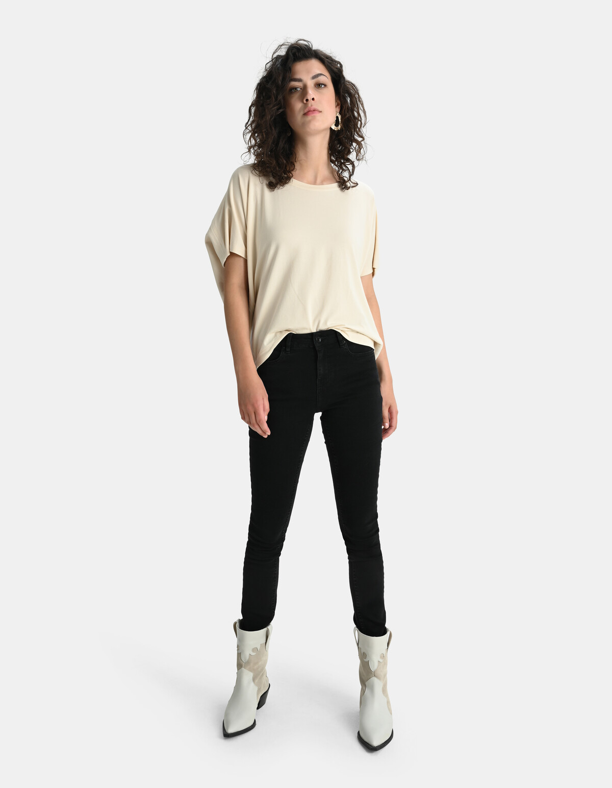 Loose Combine T-shirt SHOEBY WOMEN