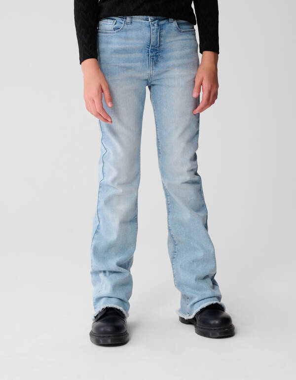 Flared Fit Jeans Bleached SHOEBY GIRLS