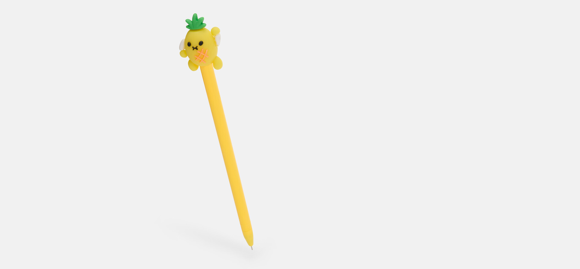 Ananas Pen Geel SHOEBY ACCESSOIRES