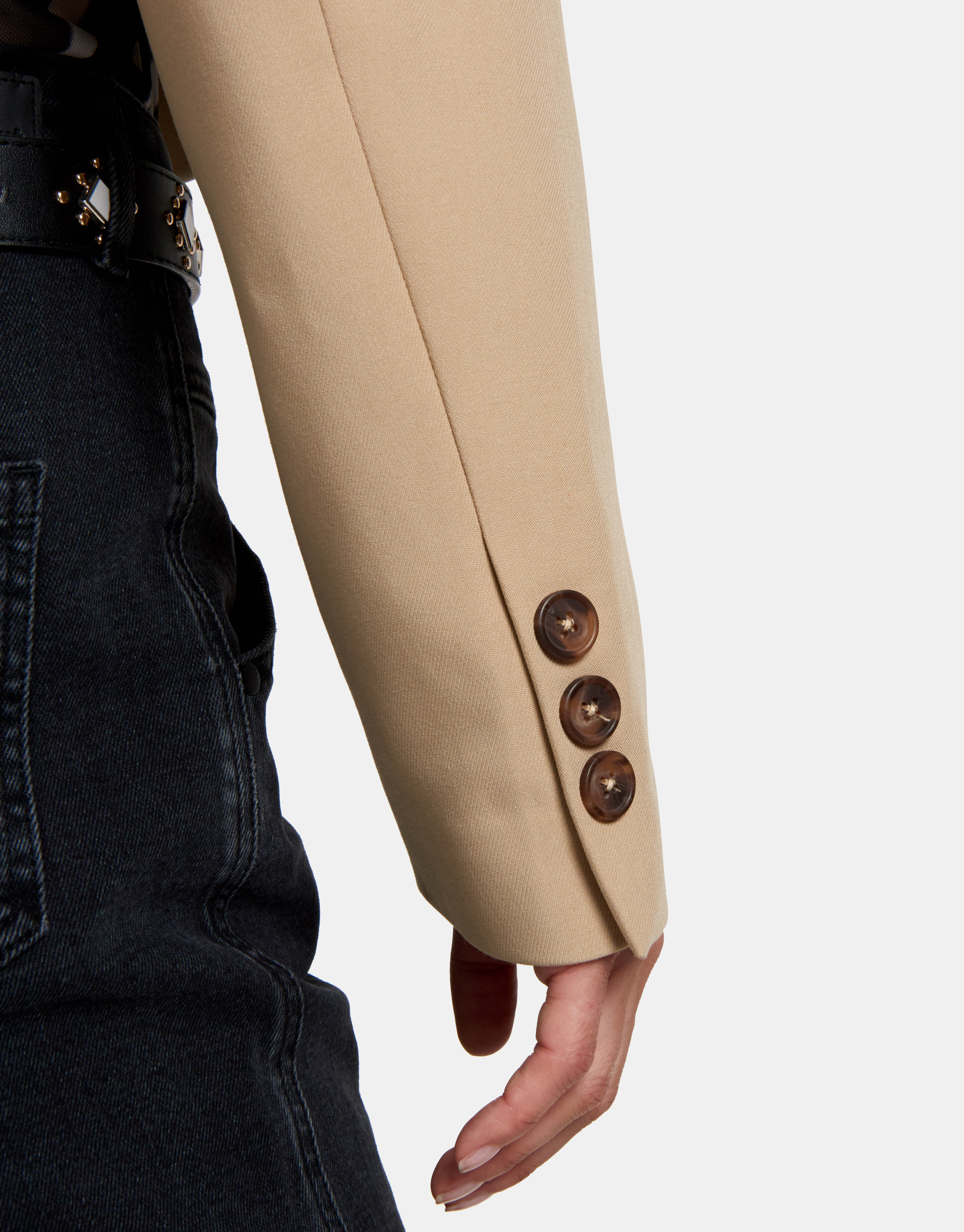 Korte Blazer Beige EKSEPT
