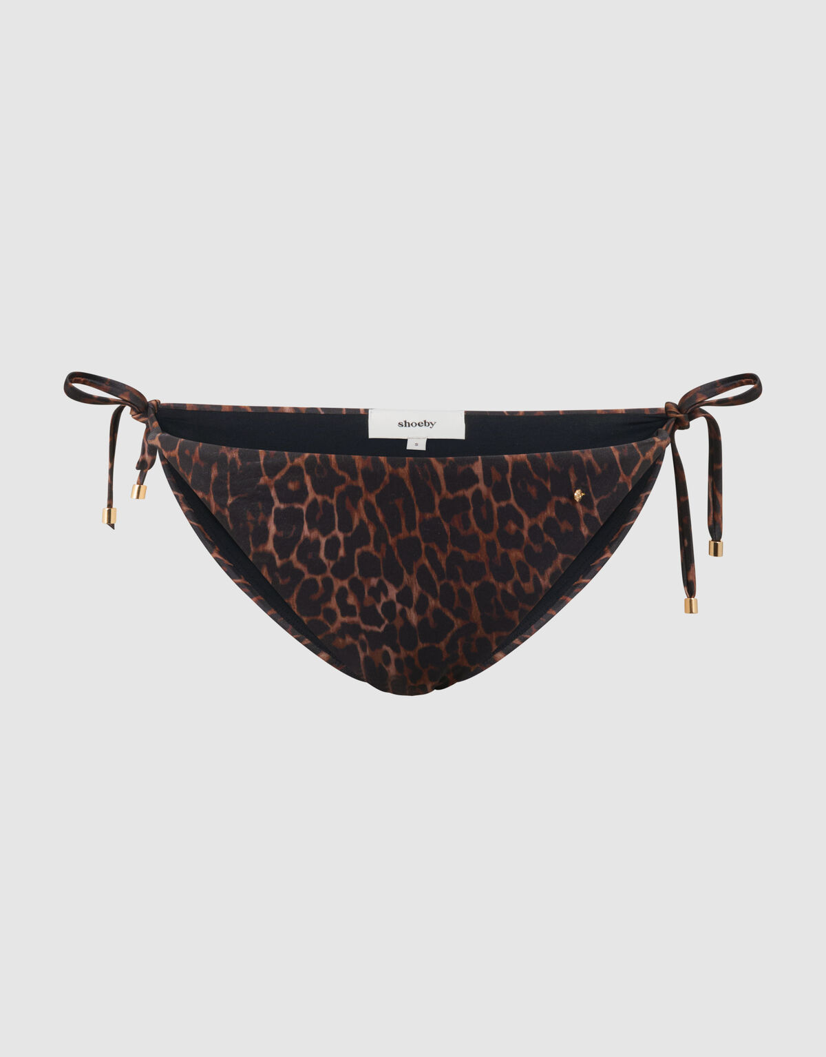 Leopard Bikini Broekje Donkerbruin SHOEBY ACCESSOIRES