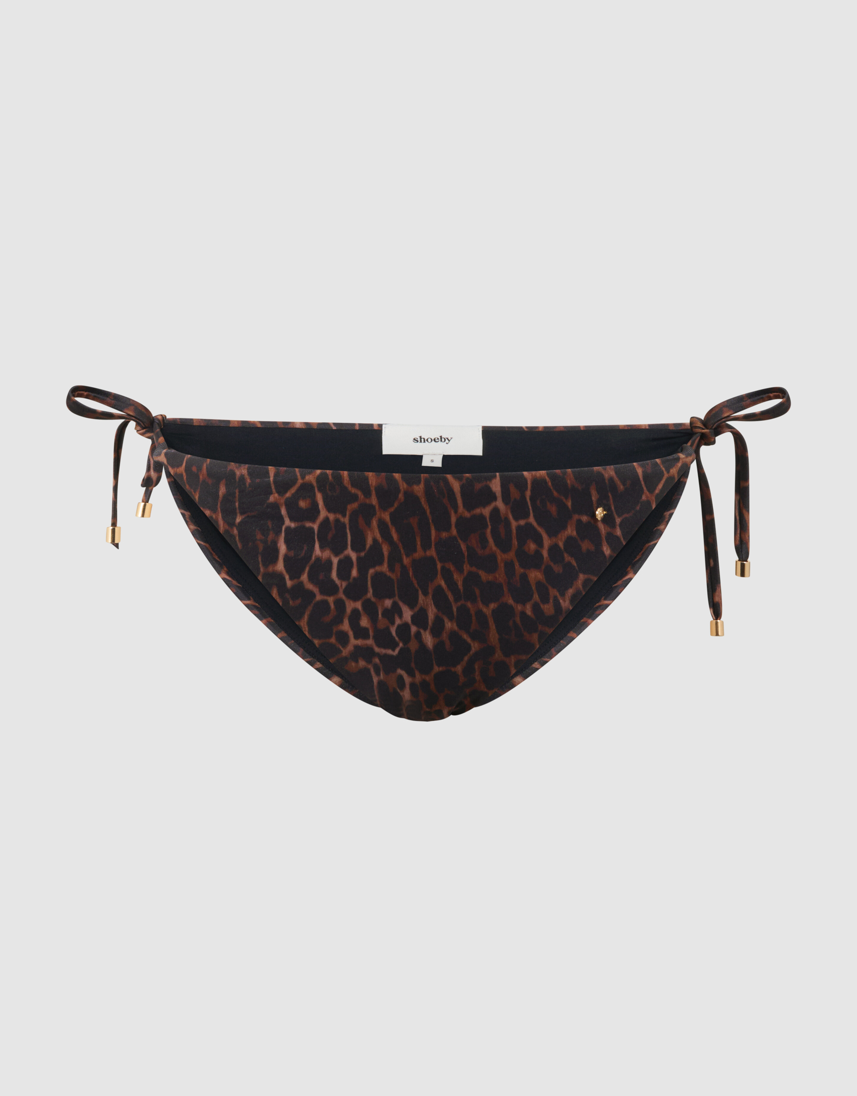 Leopard Bikini Broekje Donkerbruin SHOEBY ACCESSOIRES