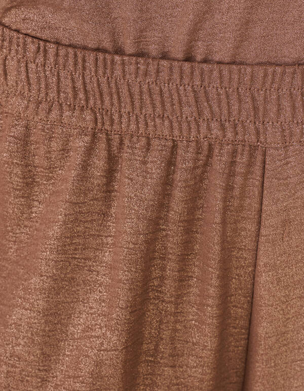 Twist Glitter Broek Bruin SHOEBY WOMEN