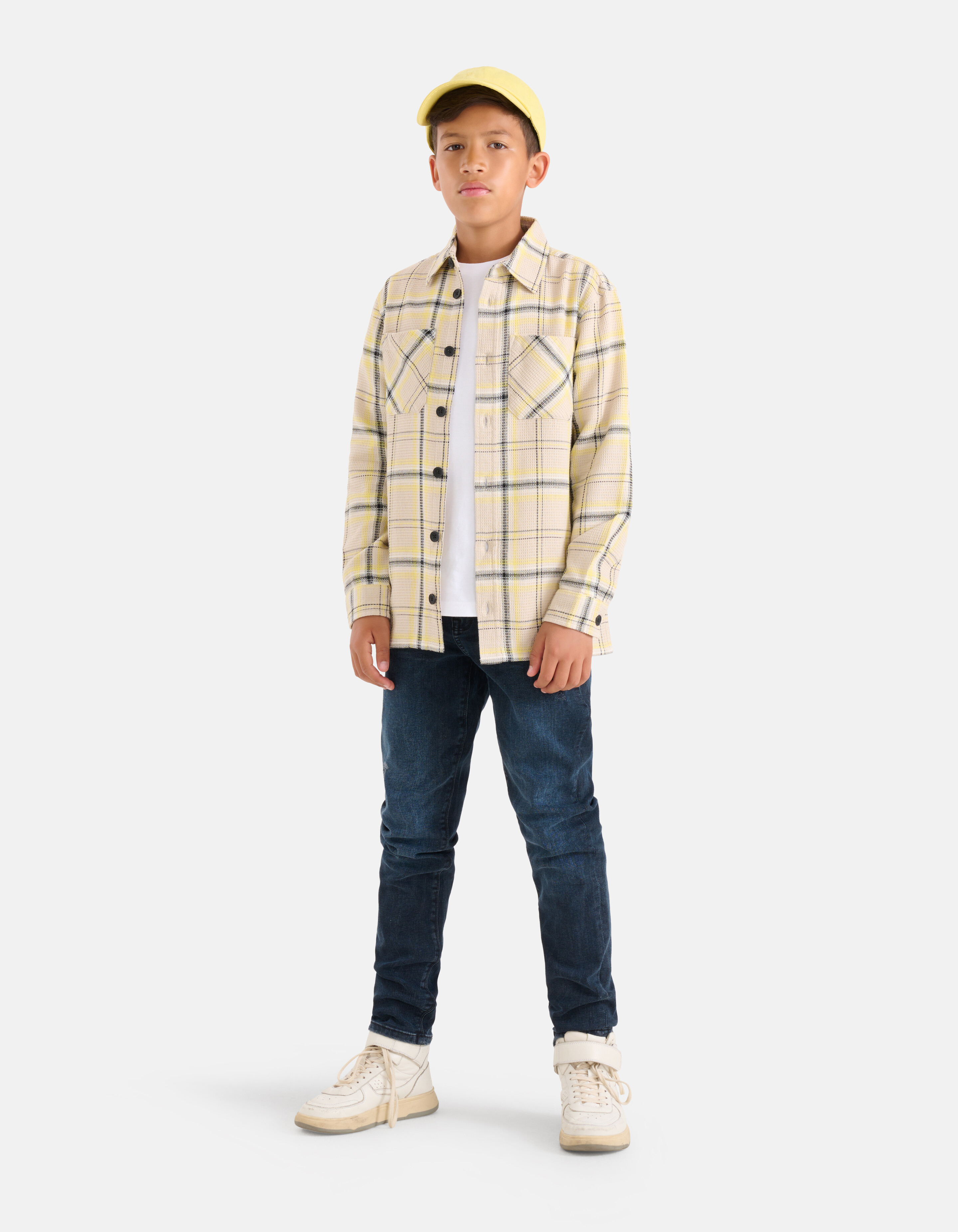Heavy Basis T-shirt Wit SHOEBY BOYS