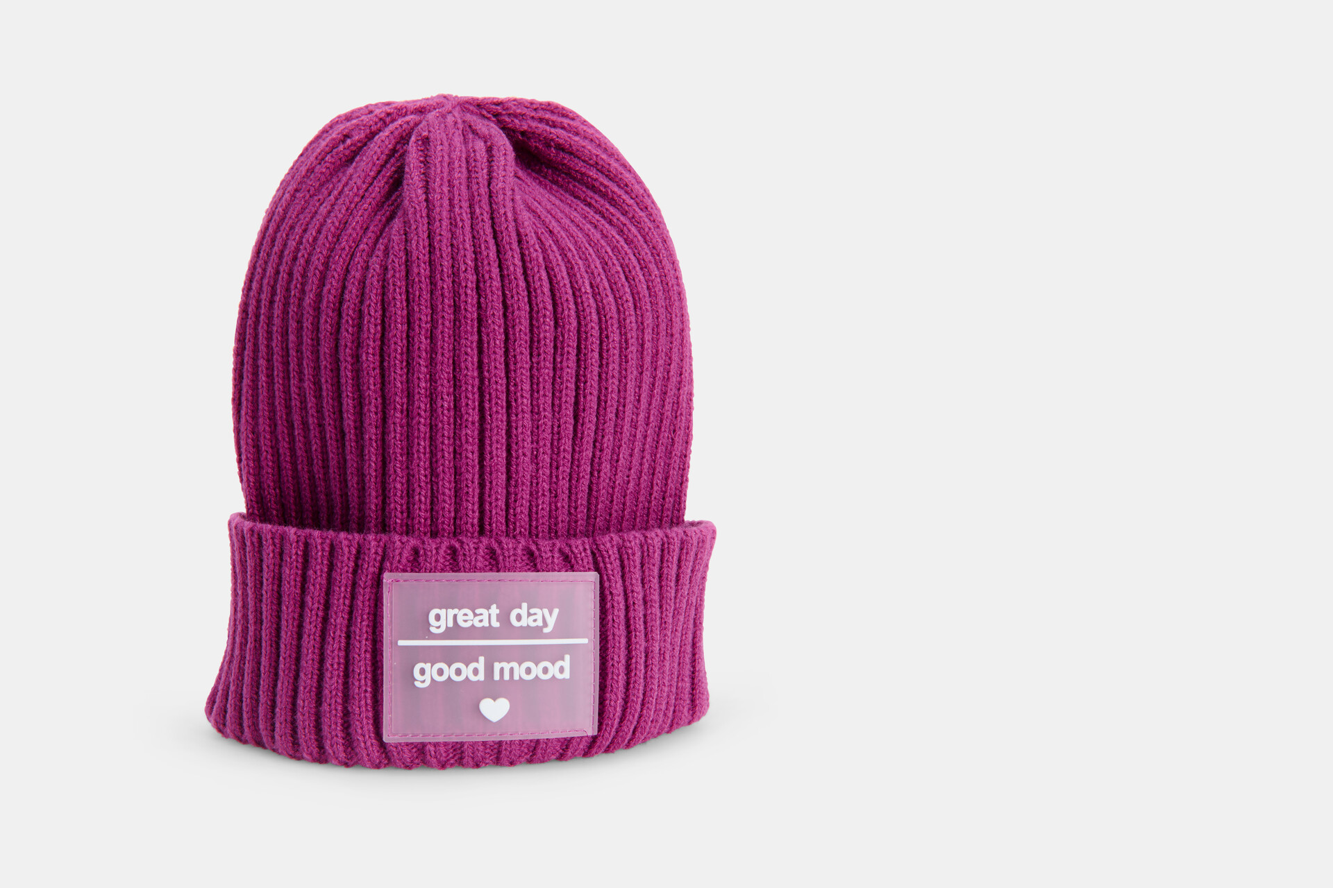 Gebreide Beanie Paars SHOEBY ACCESSOIRES