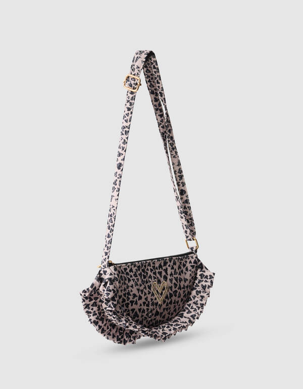 Leopard Heart Tas Zand SHOEBY ACCESSOIRES
