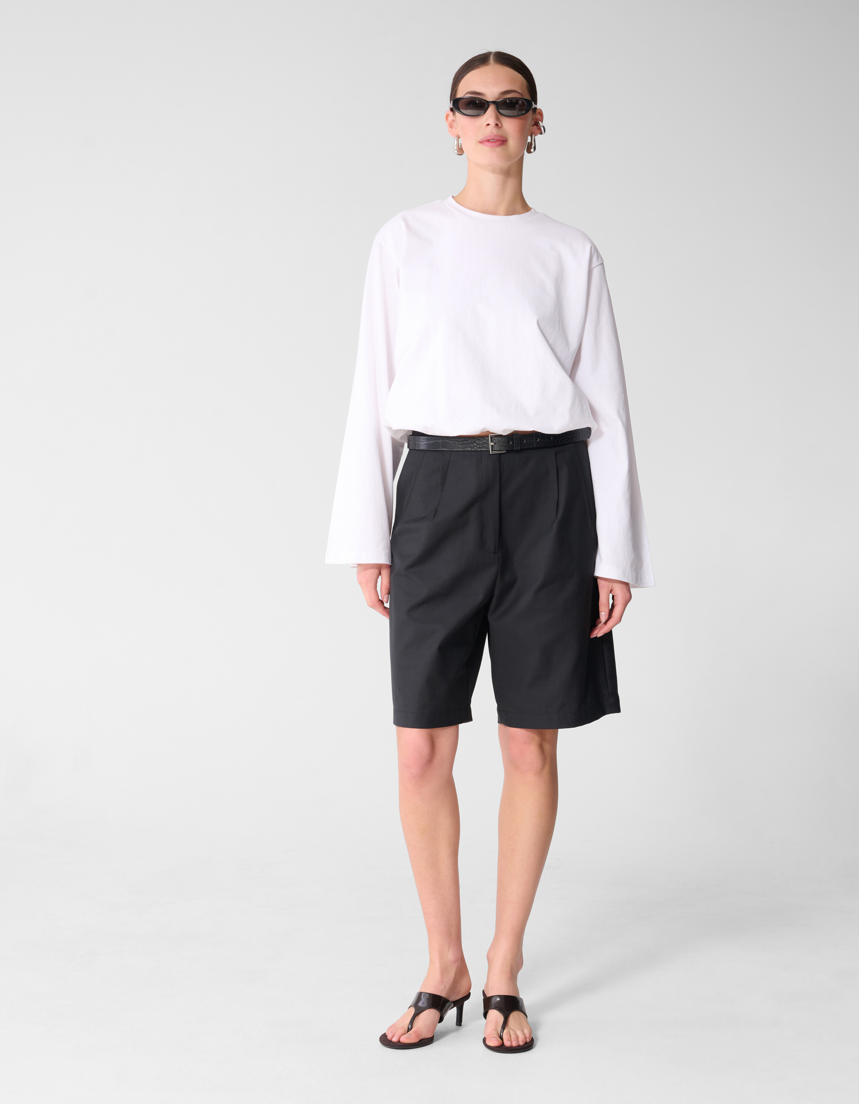 Balloon Longsleeve T-shirt Wit SHOEBY WOMEN