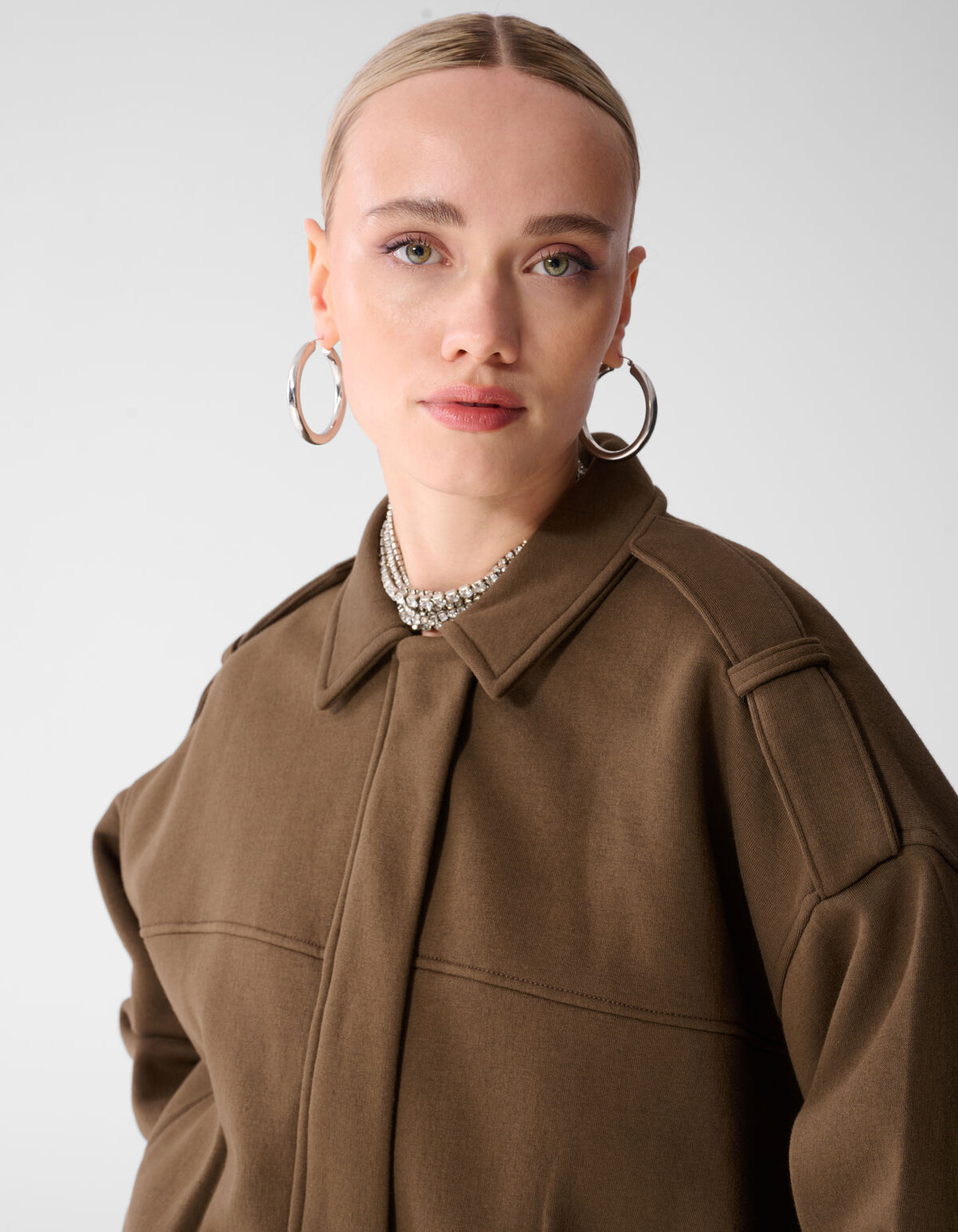 Oversized Sweat Jack Khaki SHOEBY WOMEN