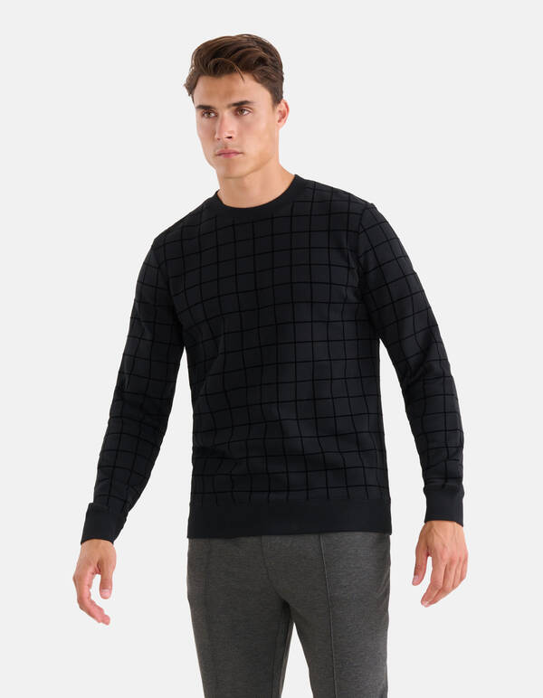 Velvet Sweater Zwart SHOEBY MEN