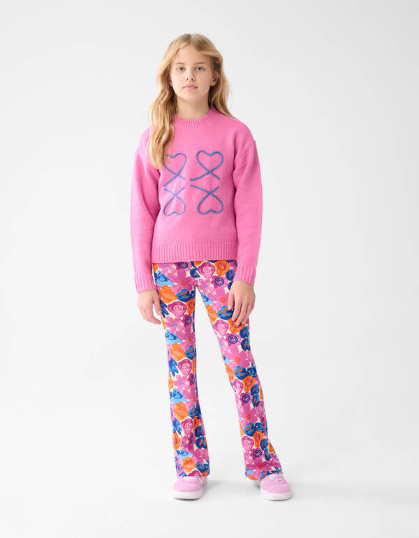 Heart Trui Roze SHOEBY GIRLS